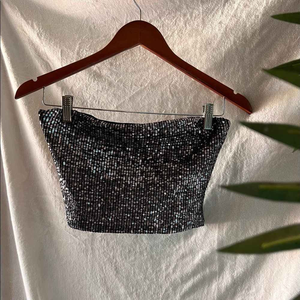 Strapless Crop Top